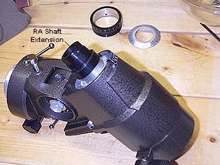 RA shaft extension